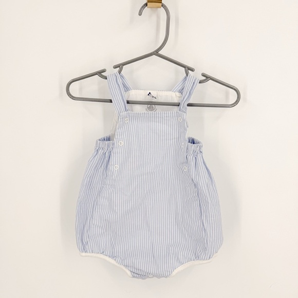 Petit Bateau Blue Romper with Vintage Bubble Silhouette - Picture 1 of 4